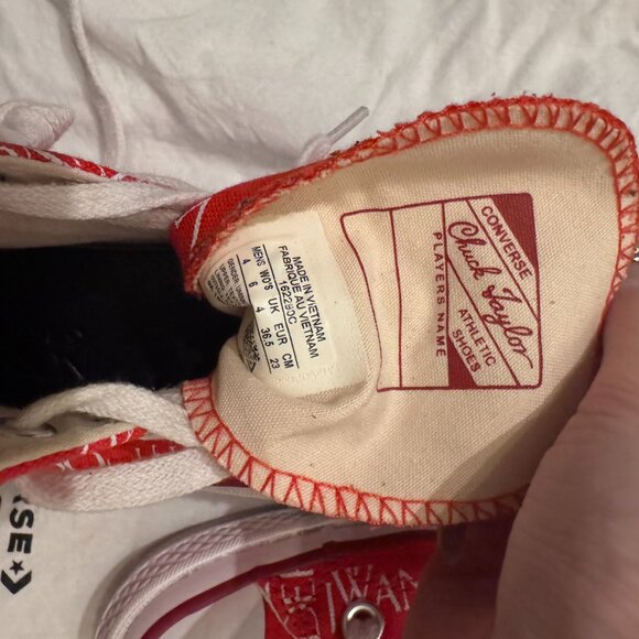 Converse Chuck Taylor All Star 70 Hi Grid JW Anderson Red - Picture 3 of 3